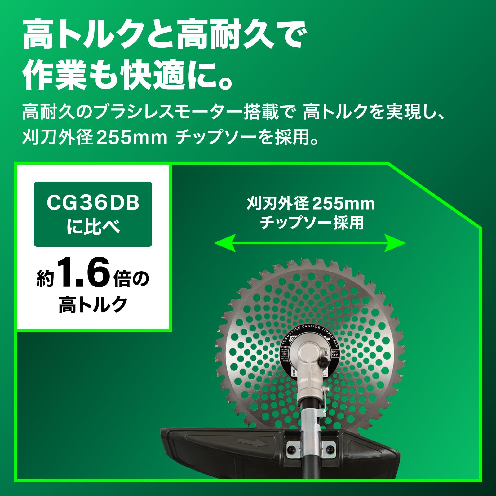 Amazon | HiKOKI(ハイコーキ) 36V 充電式 草刈り機 刈払い機 両手