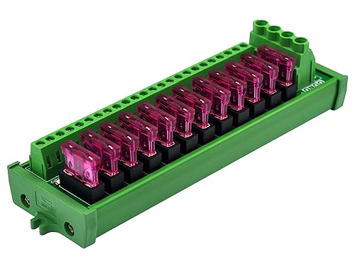 Miniatura 32 de Módulo de tira de distribución de fusibles de alimentación CC (6 posiciones, montaje de tornillo)