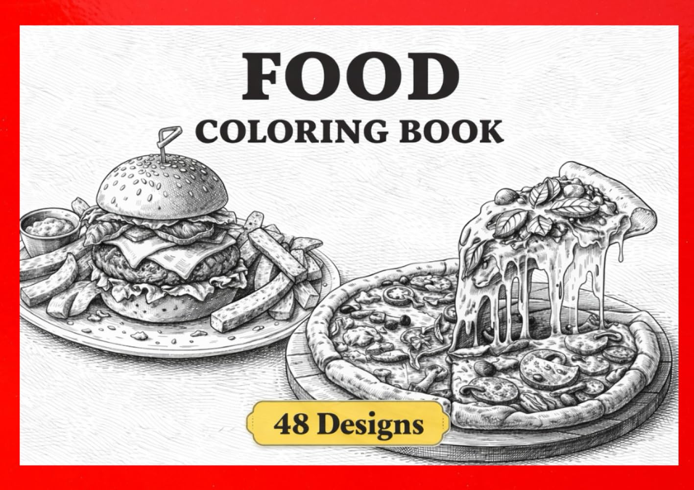 FOOD COLORING BOOK