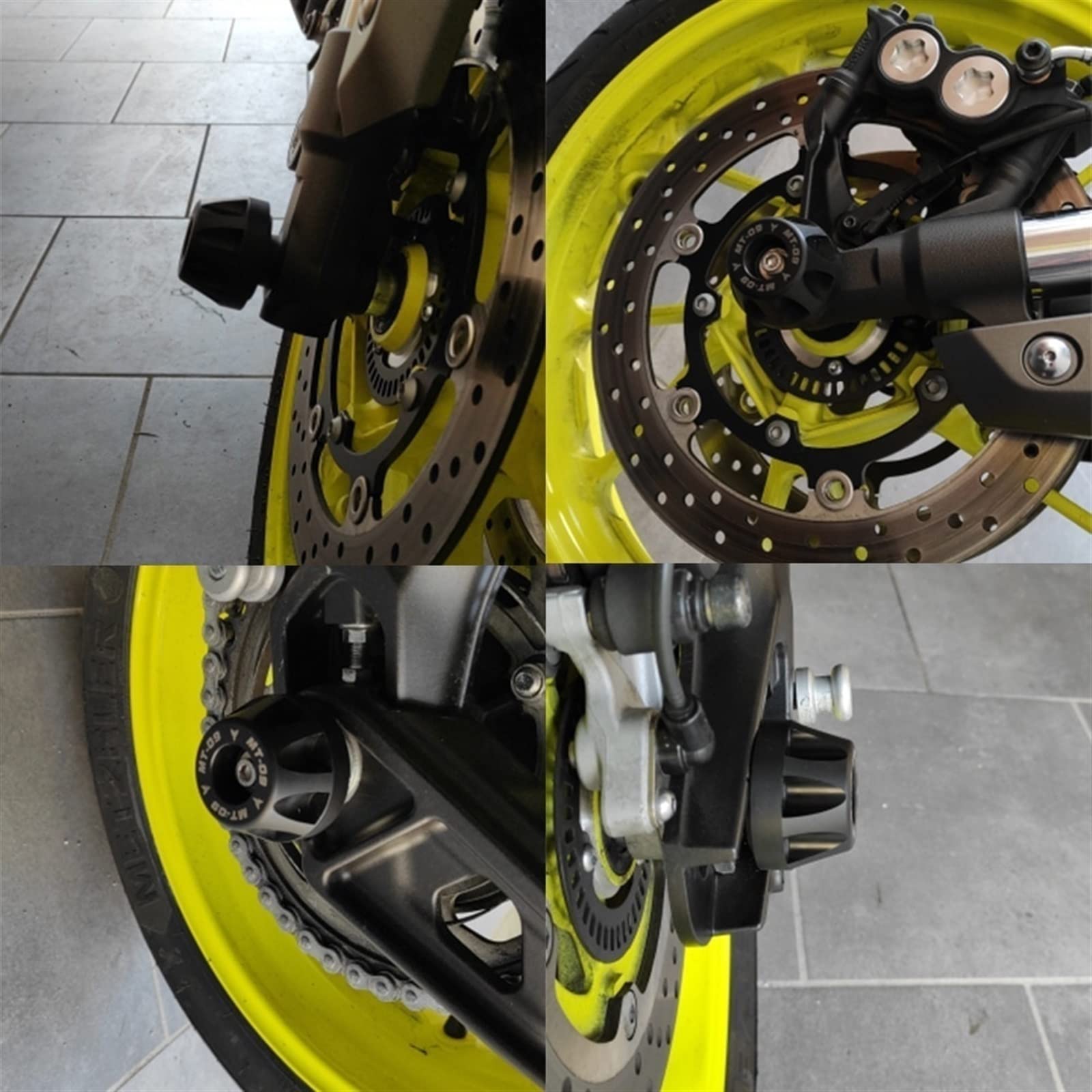 Sturzpads Für Vorder- Und Hinterachse Moto-Radschutz Für BMW S1000RR S1000R S1000XR 2019 2014 2022 F900R F900XR 2020 2022