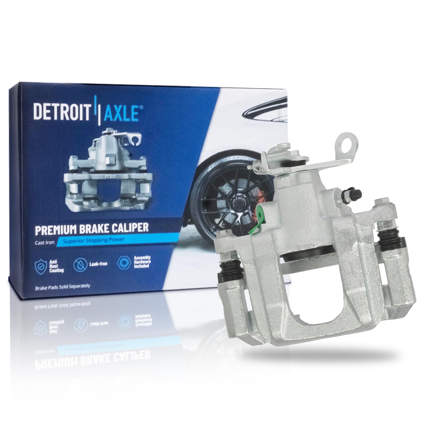 Detroit Axle - Rear Right Brake Caliper for 2009-2012 Dodge Journey