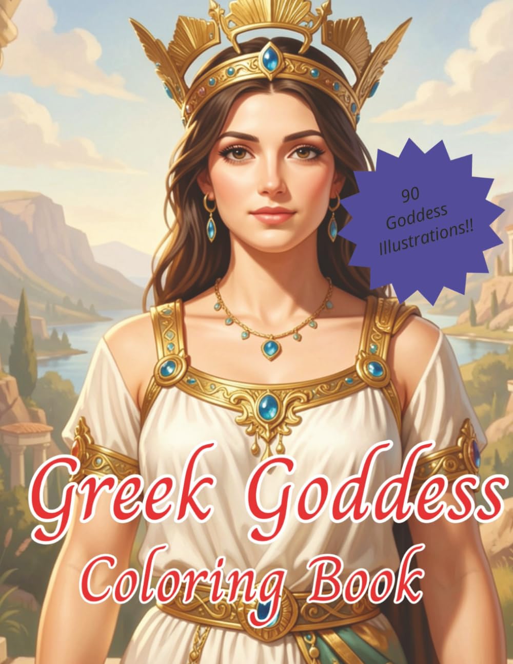 Greek Goddess Coloring Book