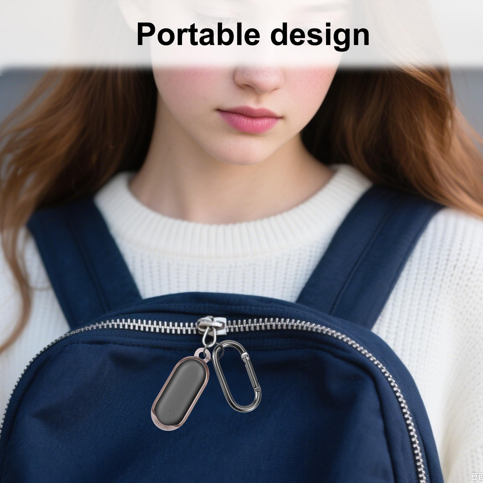 Étui Enregistreur Vocal PLAUD NotePin AI, Housse de Protection Transparente PC avec Porte-Clés, Coque Fine Résistante aux Chocs