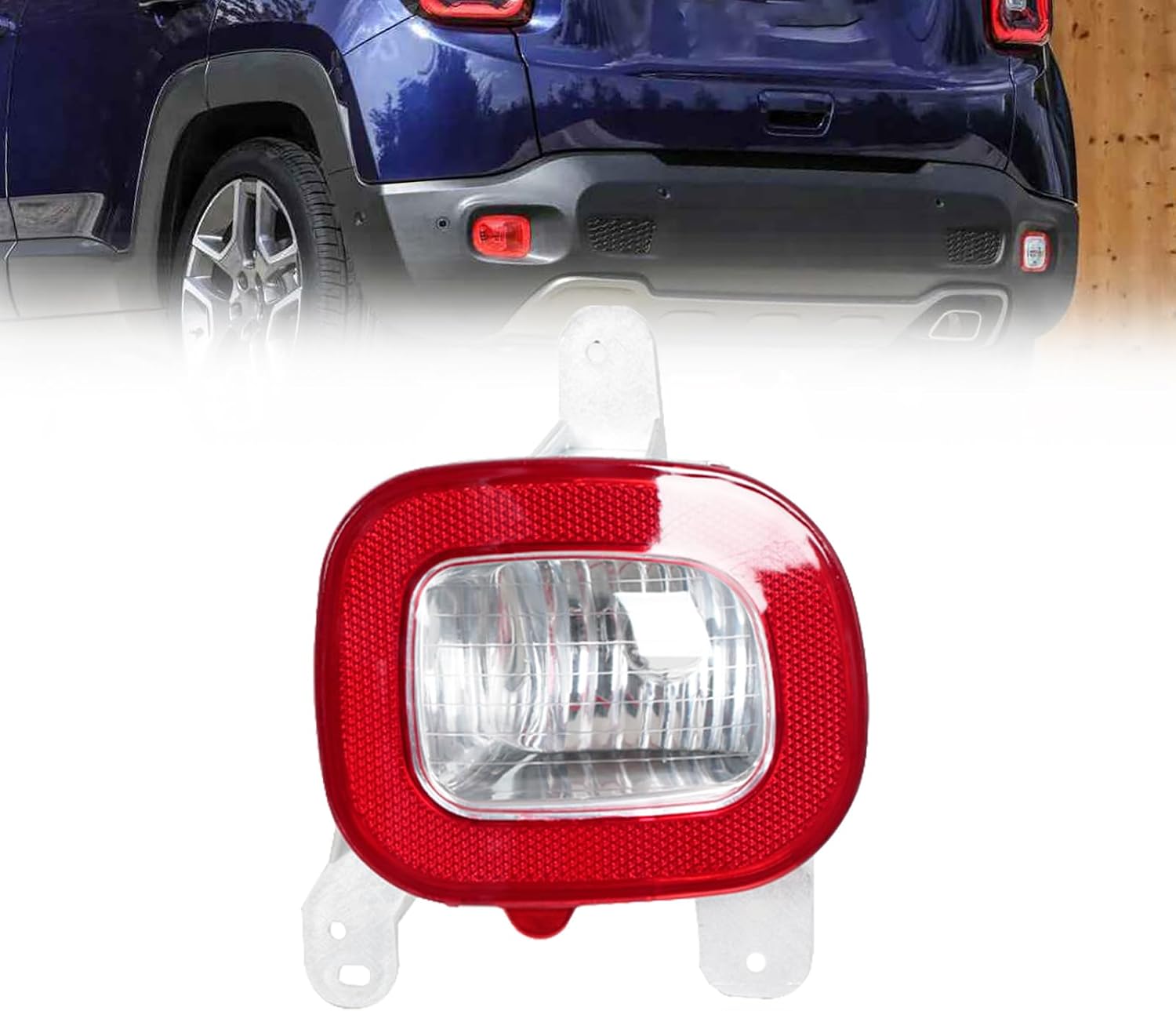 Rear Bumper Reflector Tail Stop Light For Jeep Renegade 2015-2018 Housing Cover 68255513AA 68255514AA Right