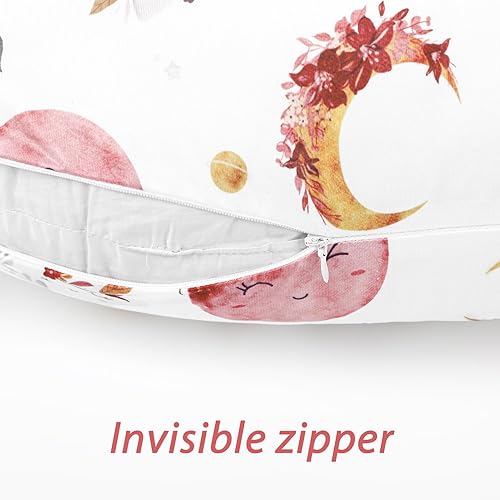 Miniatura 3 de Funda de almohada de lactancia para bebé, funda de almohada extraíble para lactancia, funda de almohada de lactancia para niños recién nacidos, tela