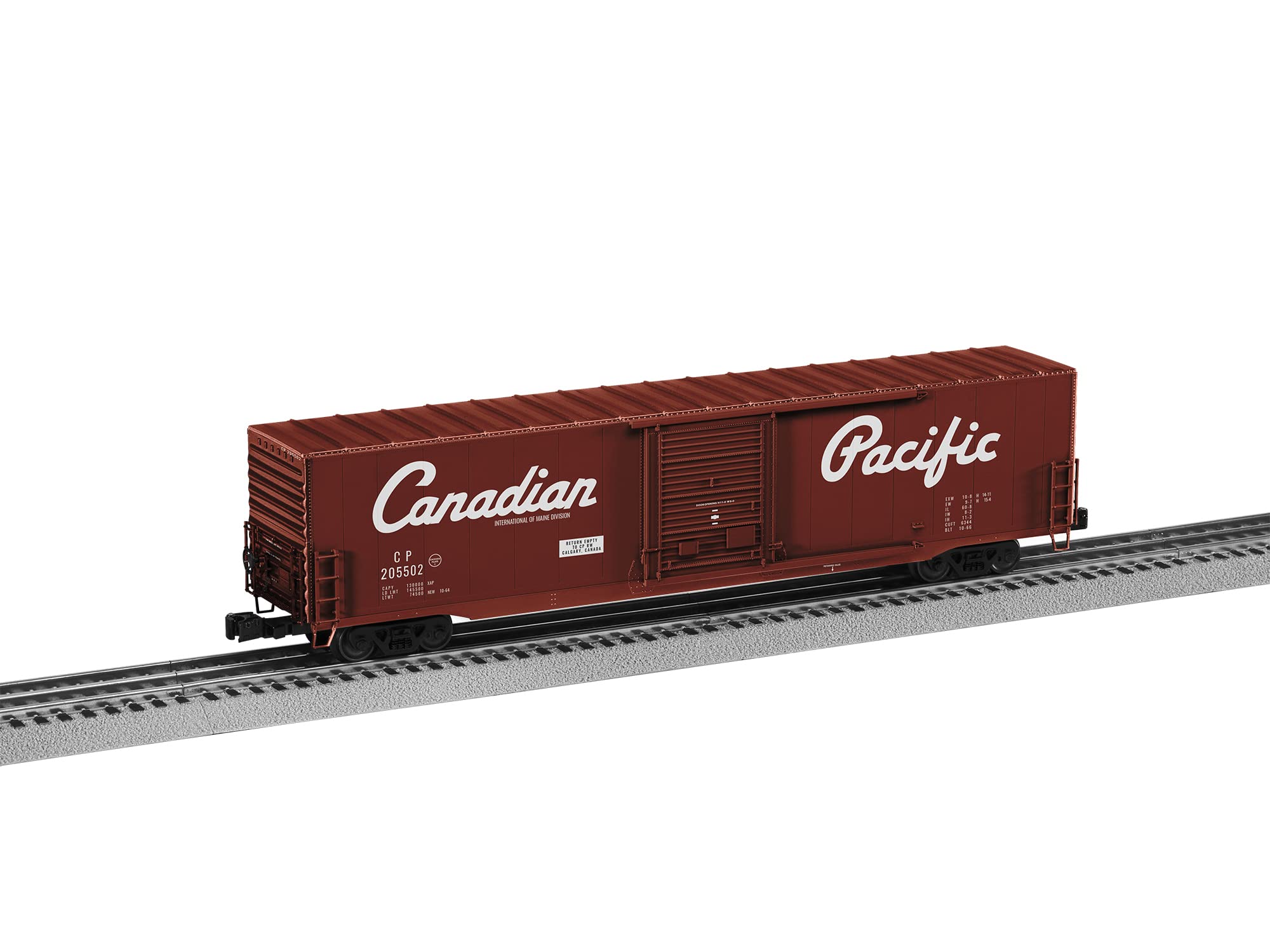 Lionel Canadian Pacific 60' Single Door BOXCAR #205502 O Gauge 2026401