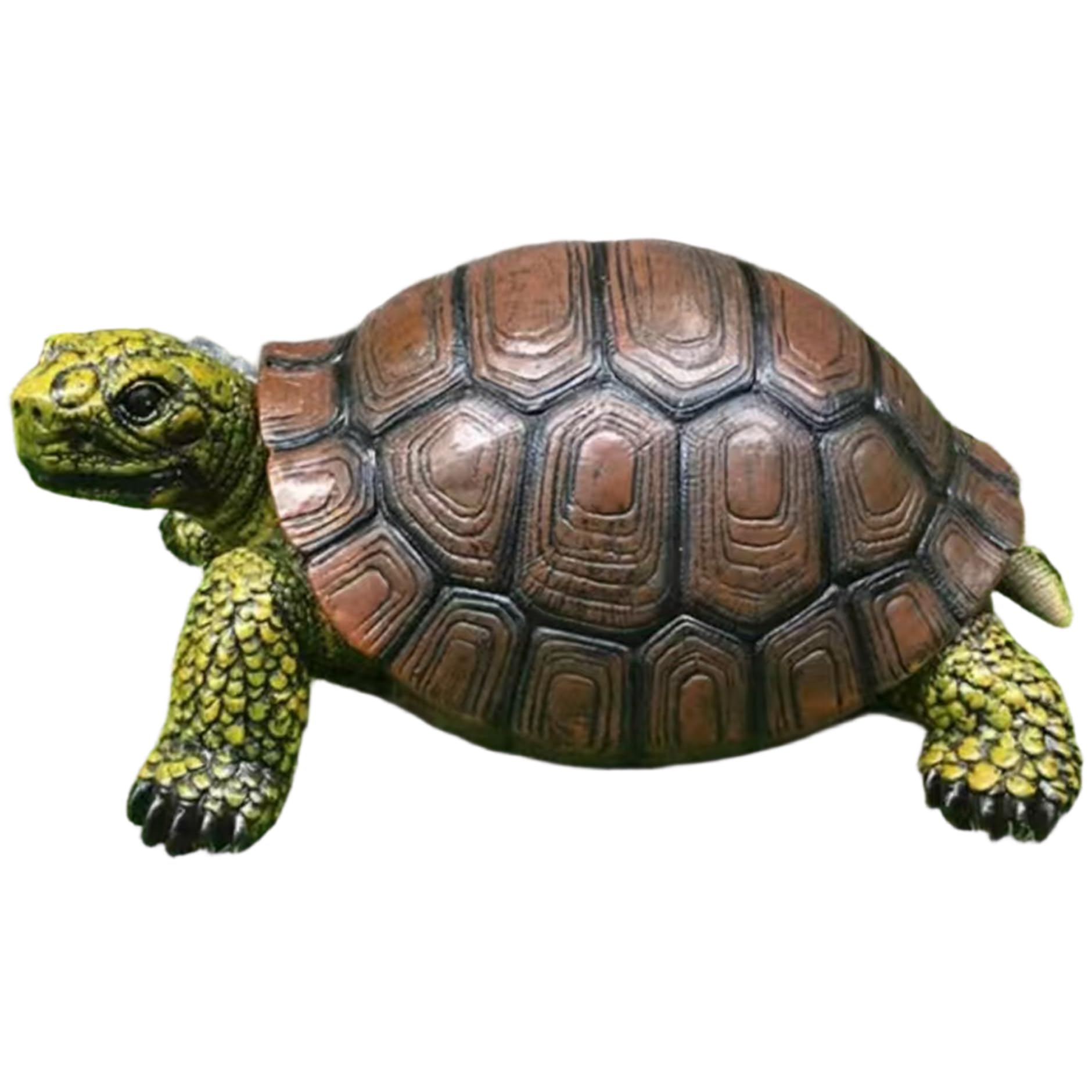 Statue de tortue grand format pour embellir une pelouse ou un patio