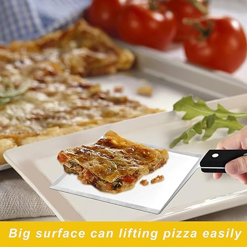 Miniatura 4 de HaSteeL Juego de espátulas de metal, herramientas de espátula grande de acero inoxidable resistente, espátula de plancha grande para hamburguesas