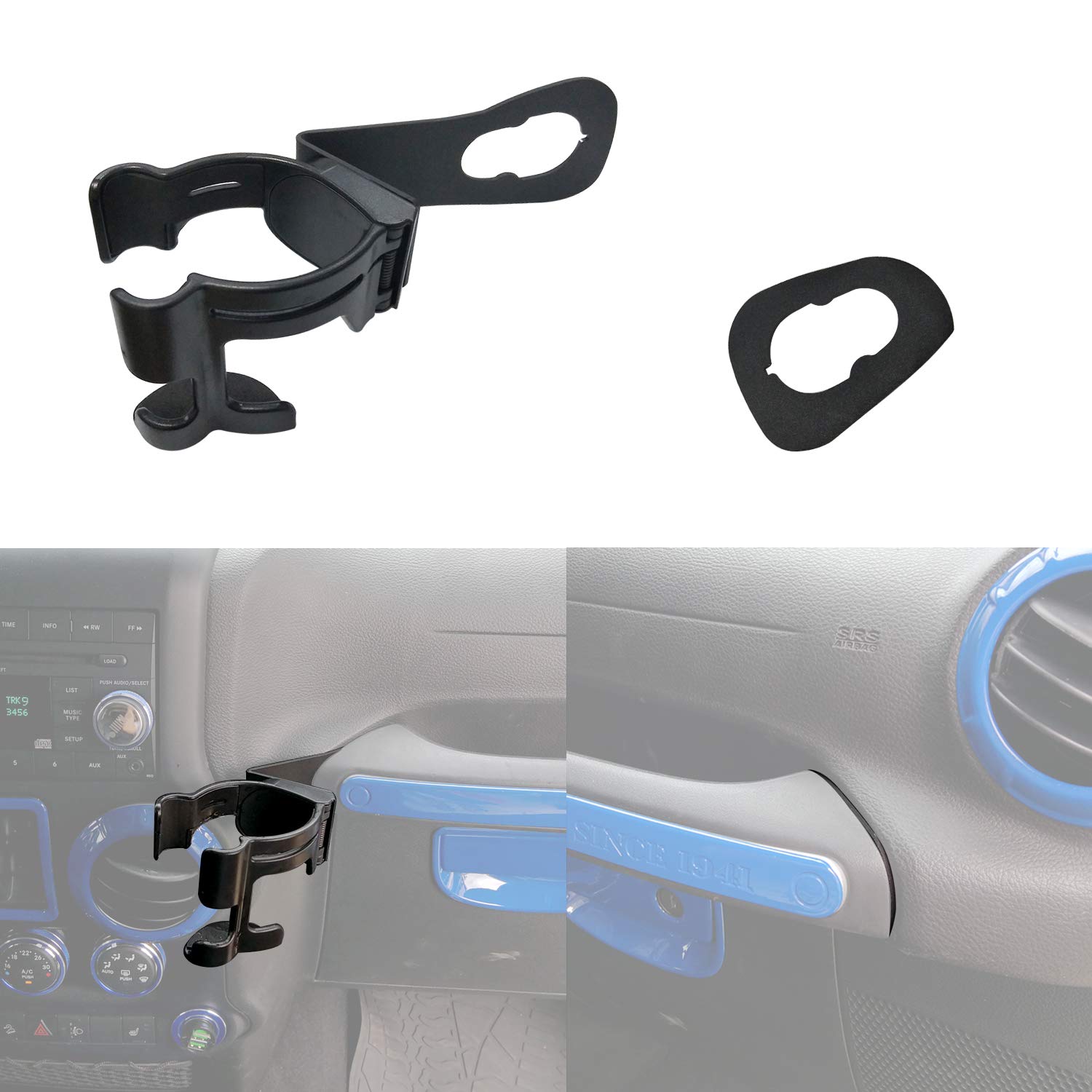 uBox JK Multi Mount Drink Cup Holder Phone Mount Stand Bracket