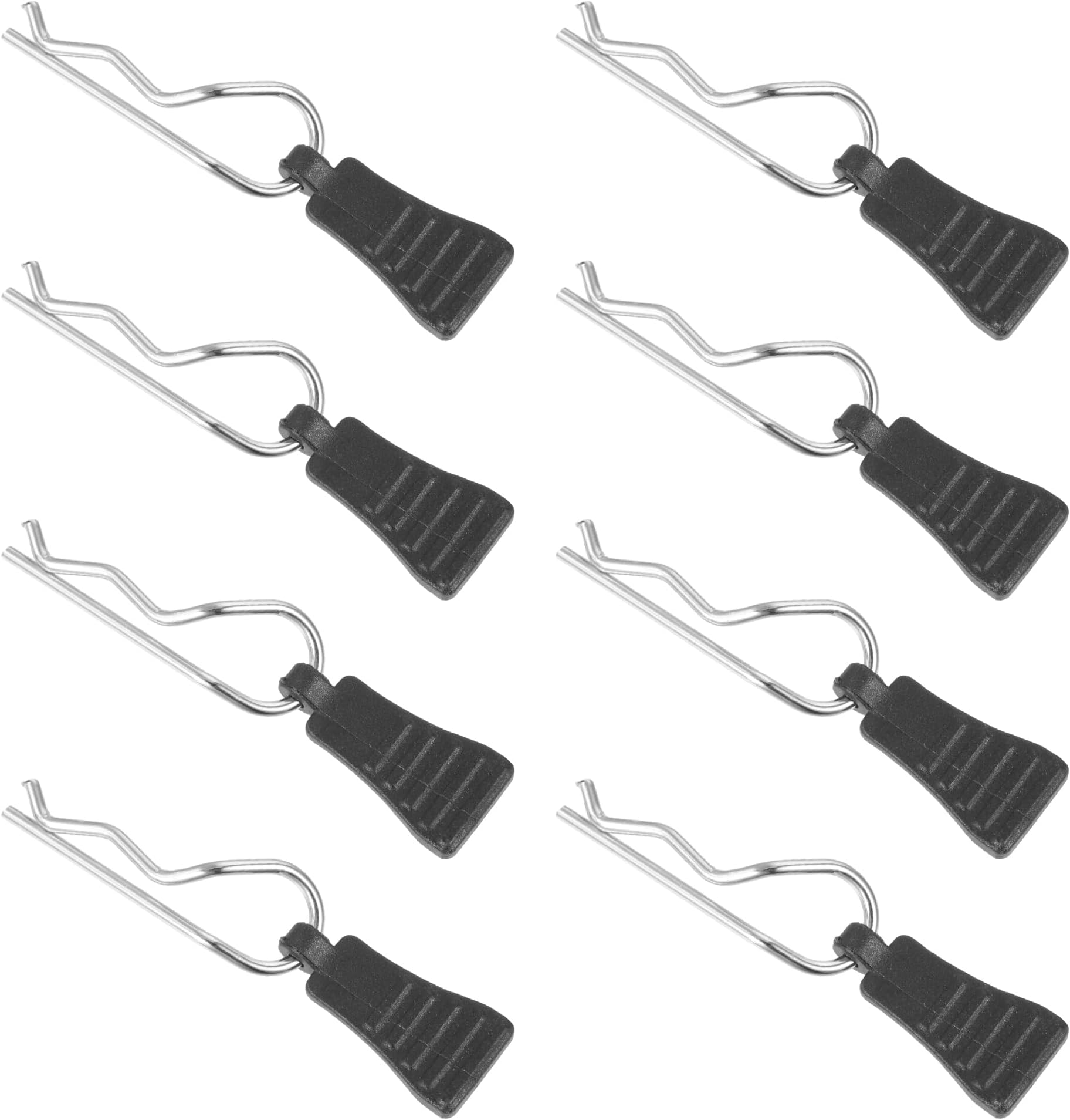 8Pcs Rc Body Clips Rc Pins RC Body Shell Pin for 1/10 1/12 1/16 Remote Control Car Shell R-Type Pins for Rc Car Accessories