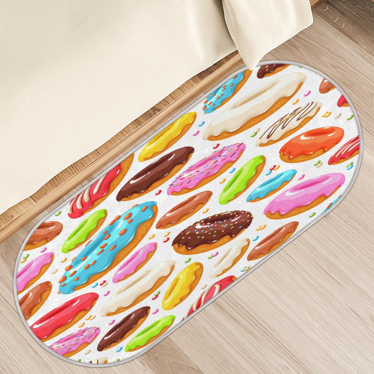 Tapis antidérapant doux à poils longs TropicalLife de haute qualité 50x120cm