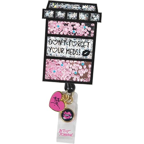 koi Betsey Johnson KOIBA156 Women's Scrub Accessory Pill Box OS