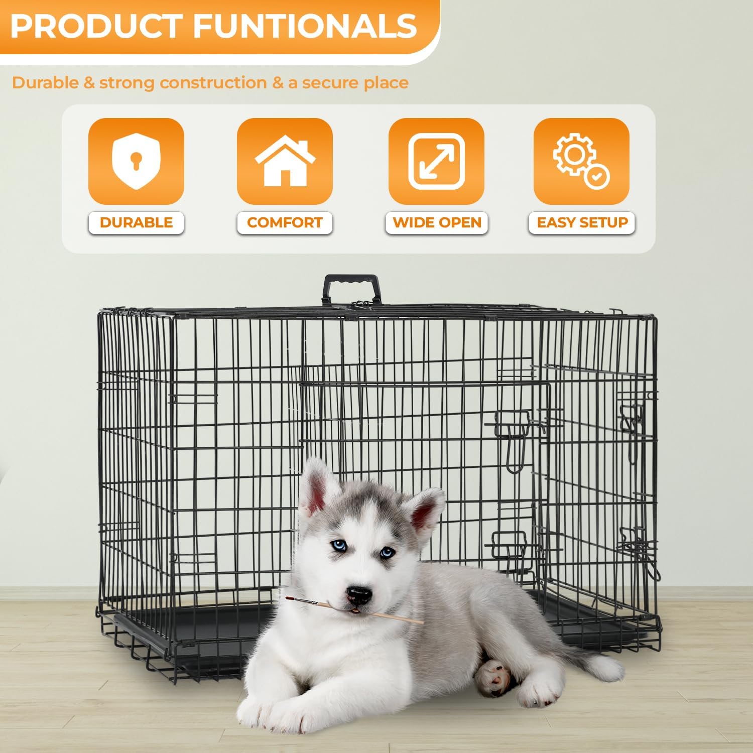 Ultimate Review of the PayLessHere 30" Dog Crate: Comfort for Your Pup on the Go!