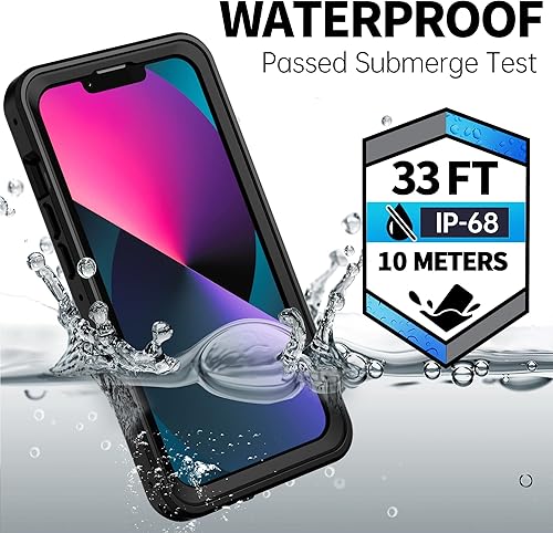 Miniatura 2 de BEASTEK NRE Series - Funda impermeable para Apple iPhone 13 Mini, a prueba de golpes, funda submarina IP68, con protector de pantalla integrado,