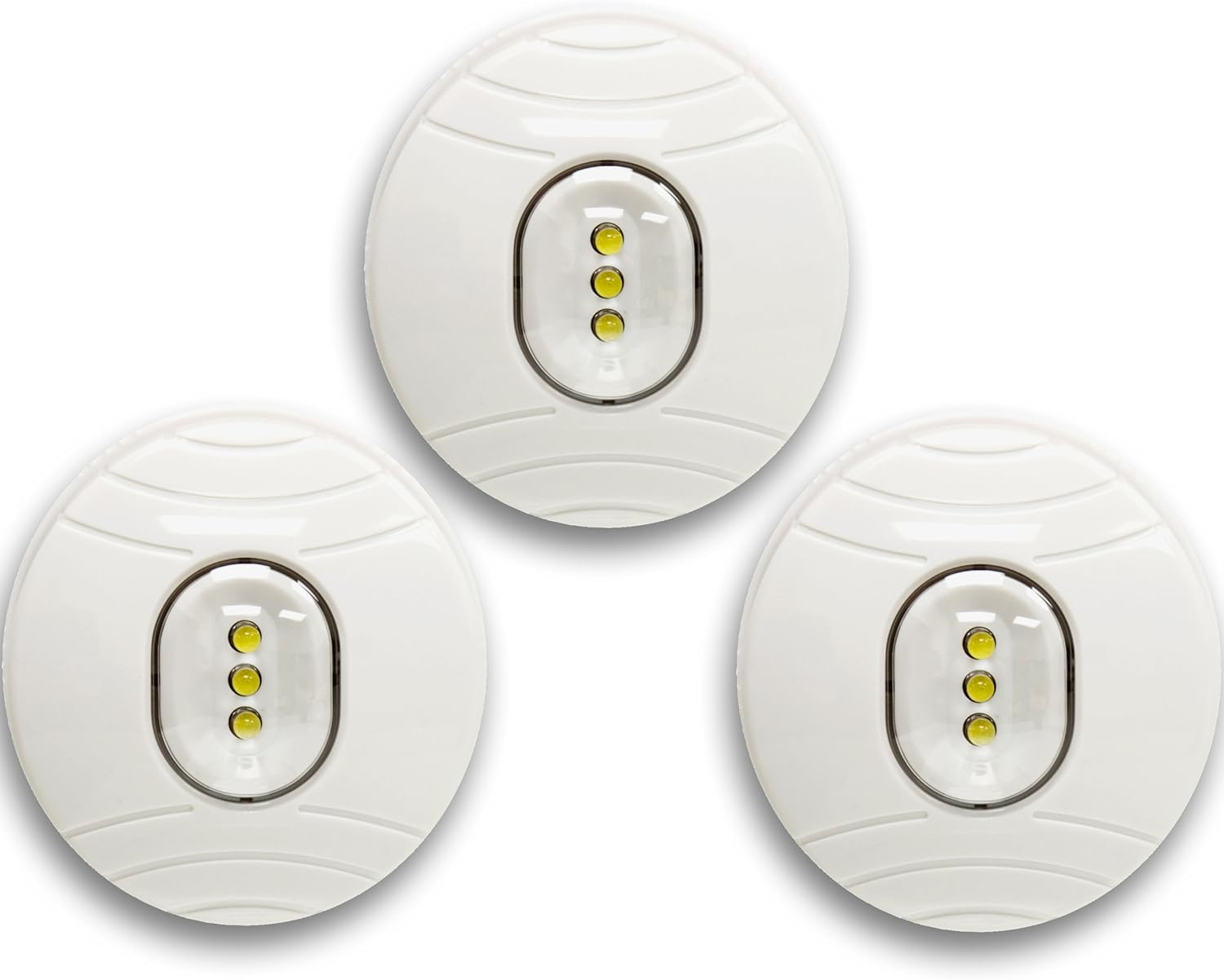 GE Easy Touch Operation Oval Plastic Touch Light Battery, 3 Pack 17438