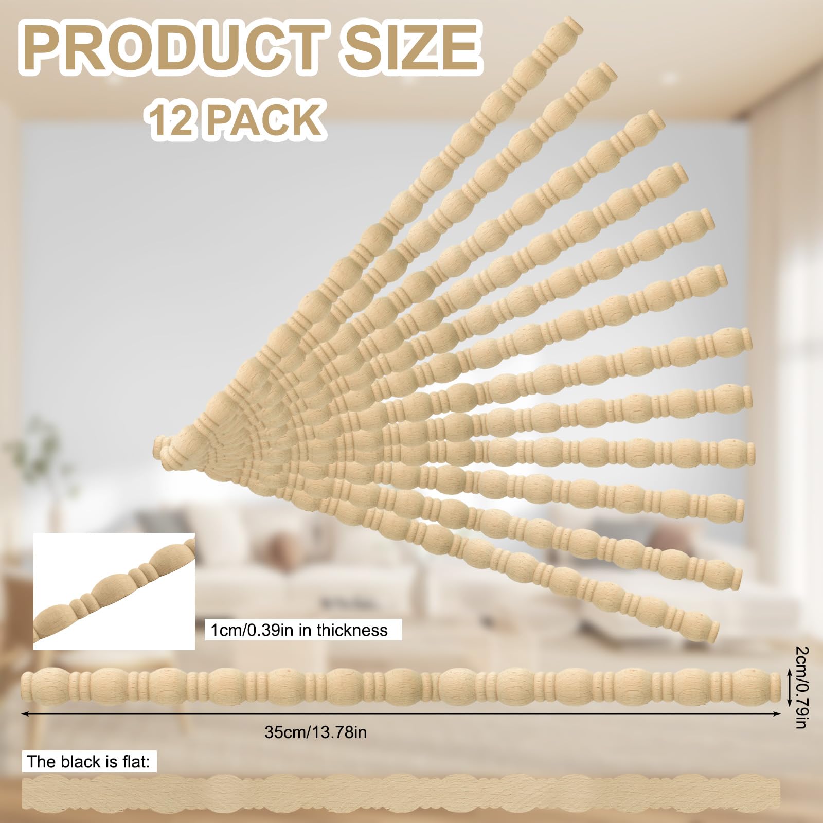 MOROBOR Decorative Wood Trim - Image 2
