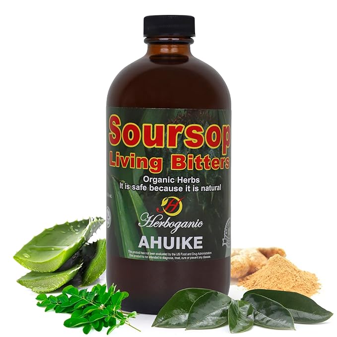AHUIKE Herboganic Soursop Living Bitters Grocery & Gourmet Food