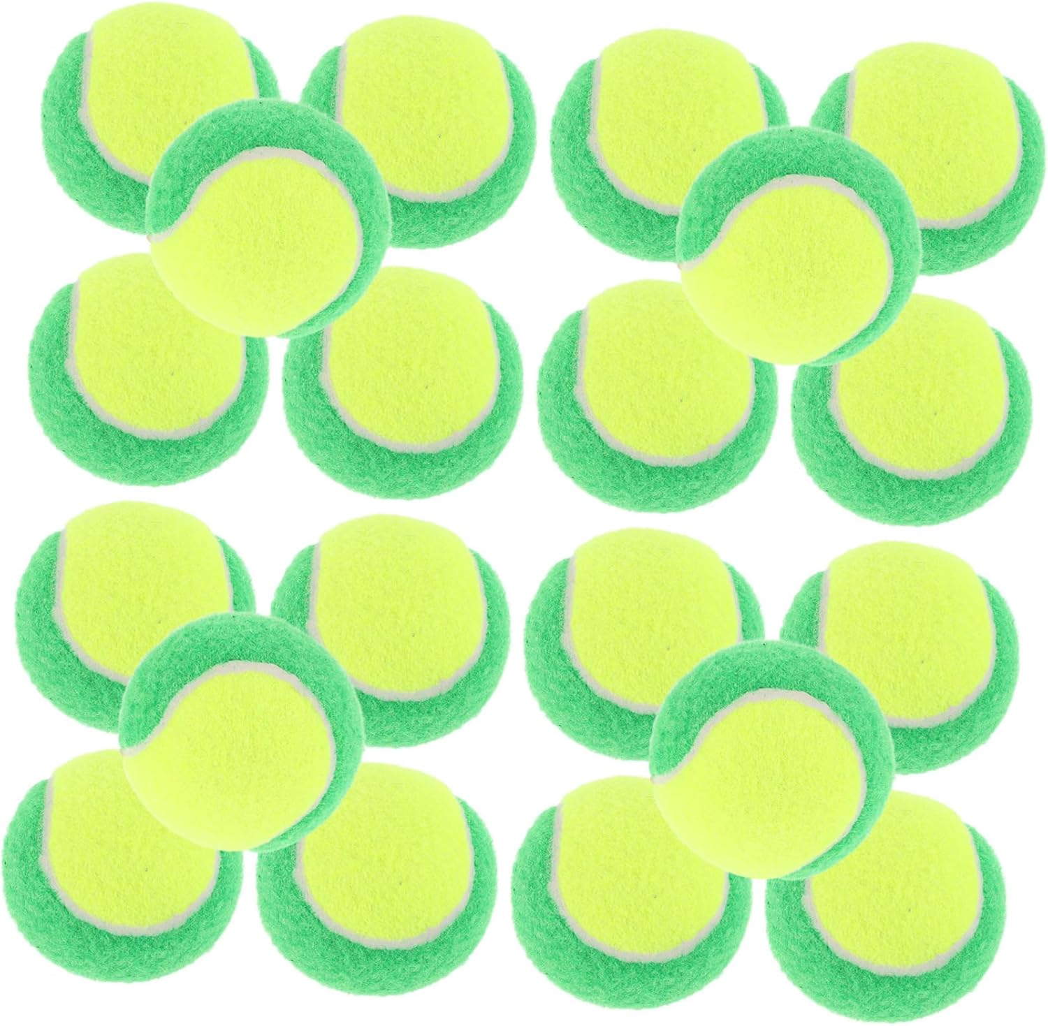 20pcs Tennis for Beginners Training and Pet Play Rubber for Dog Exercise Interactive Fun and Photography Props