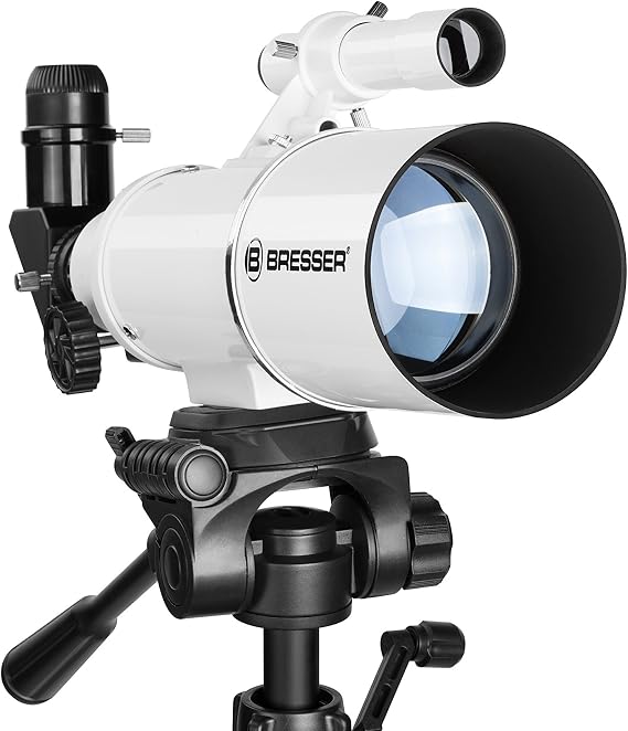 Bresser Classic 70/350 Refractor Telescope with Aluminium Mount and Smartphone Holder