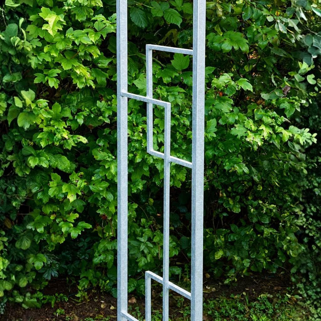 DanDiBo Łuk różany, ocynkowany, masywny, 150 cm, 96524, odporny na warunki atmosferyczne, okrągły łuk, podpora dla roślin pnących, łuk ogrodowy, ocynkowany ogniowo