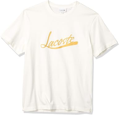 Lacoste Men's Short Sleeve Calligraphy 