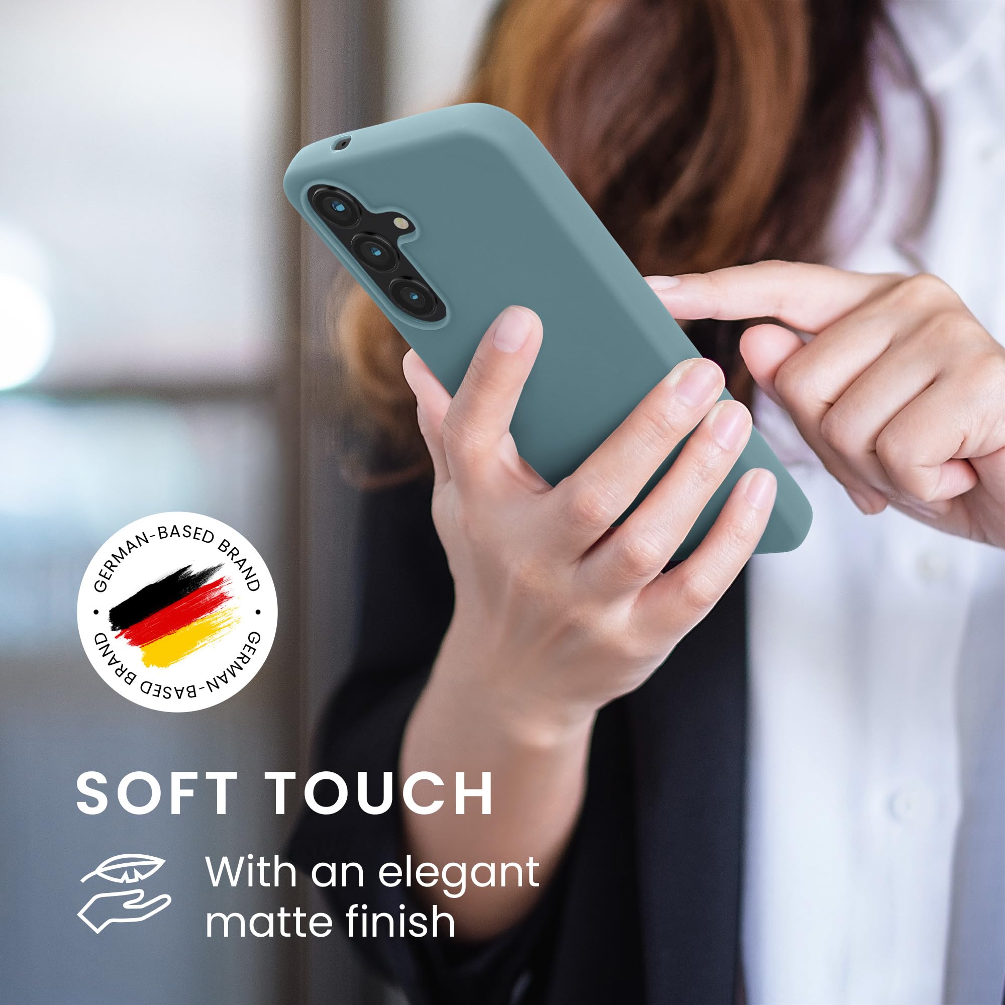 kwmobile Etui kompatybilne z Samsung Galaxy S25 - Miękki silikonowy futerał na telefon - Antique Stone