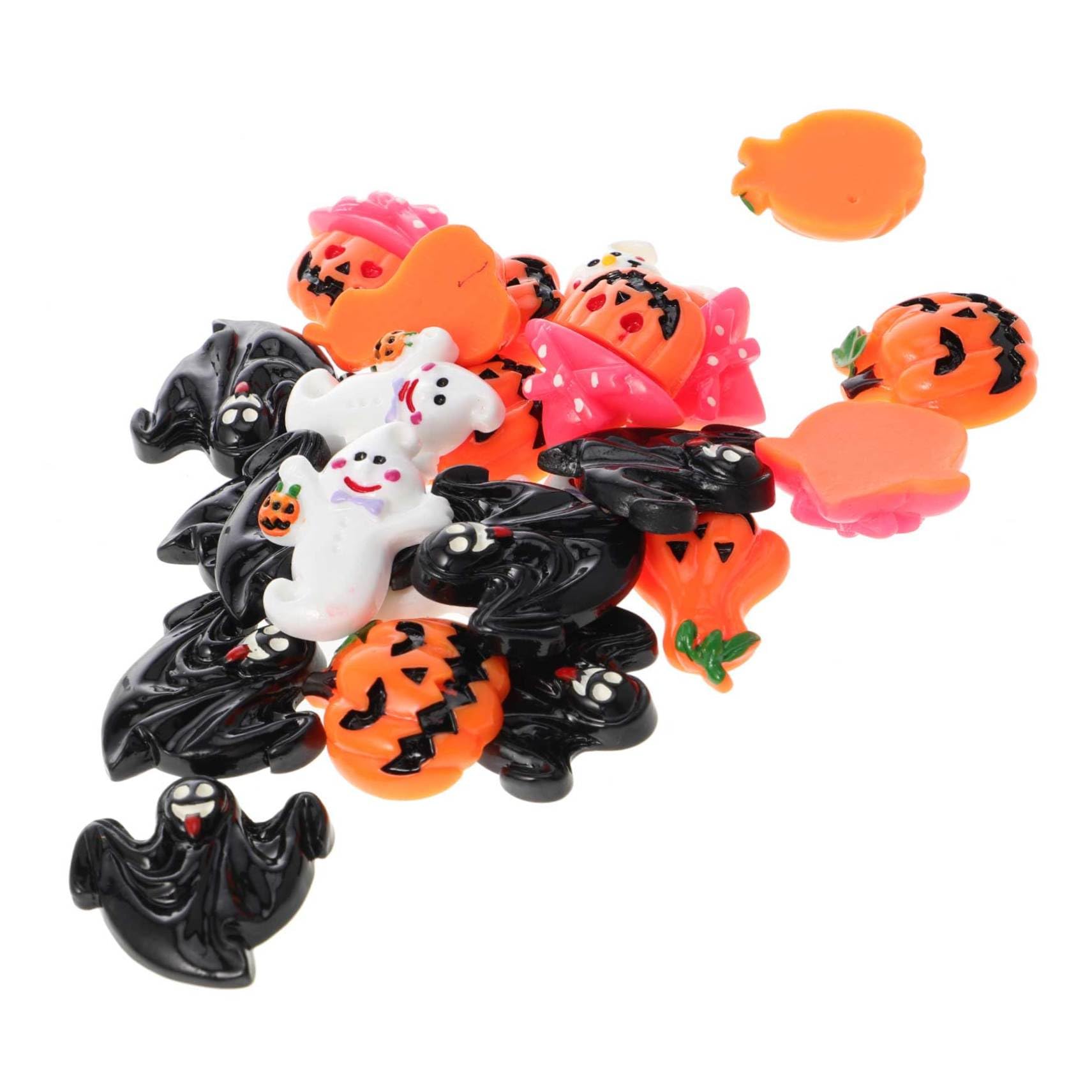 Navidad Decorar relleno Baratijas y cuentas de halloween de 48 piezas para album de recortes