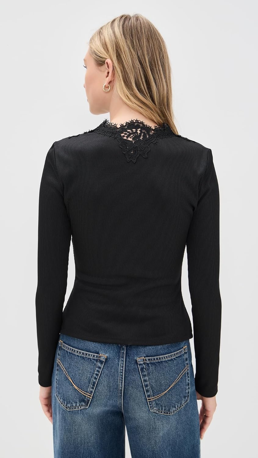 Generation Love Women's Lady Lace Combo Top - Image 3