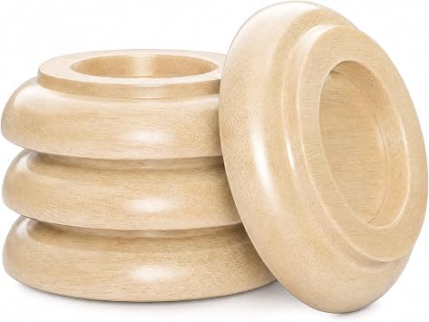 Caster Cups,Piano Caster Cups Furniture Coasters for Hardwood Floors Wood Floor Protectors for Furniture Piano Floor Protectors Natural