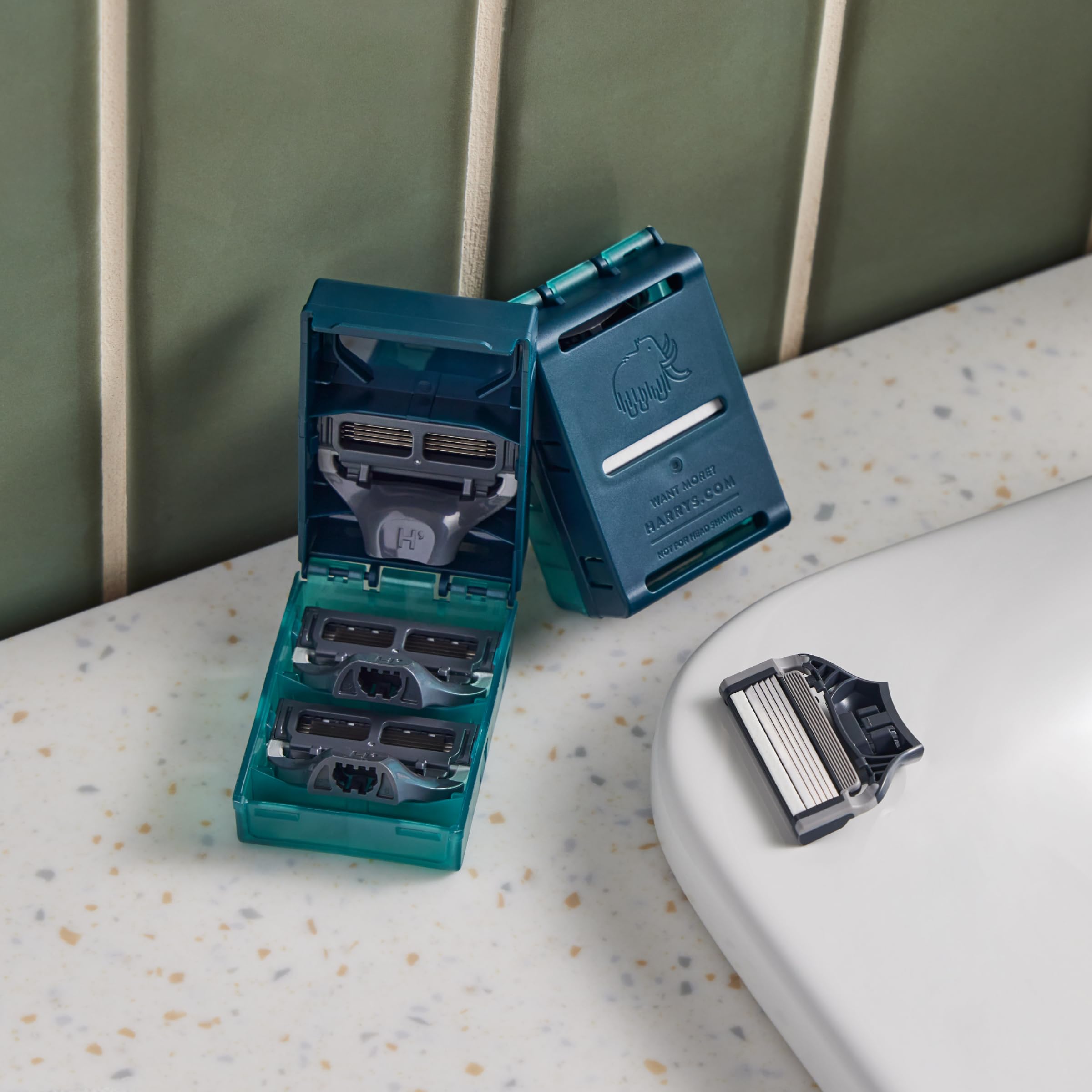 Harry's Razor Blades Refill, (8) Razor Head Refills with Precision Trimmer, 5 Anti-Friction Shaving Blades, Compatible with Harry's Razors for Men - 3