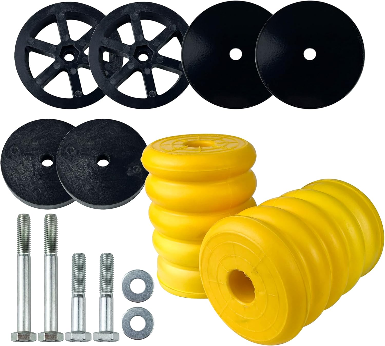 SSR-121-54 Rear Suspension Air Helper Spring Compatible with Ford Transit 150/250/350/350HD (2015-2025 RWD / 2020-2025 4WD) Blue Rear Rear Air Spring