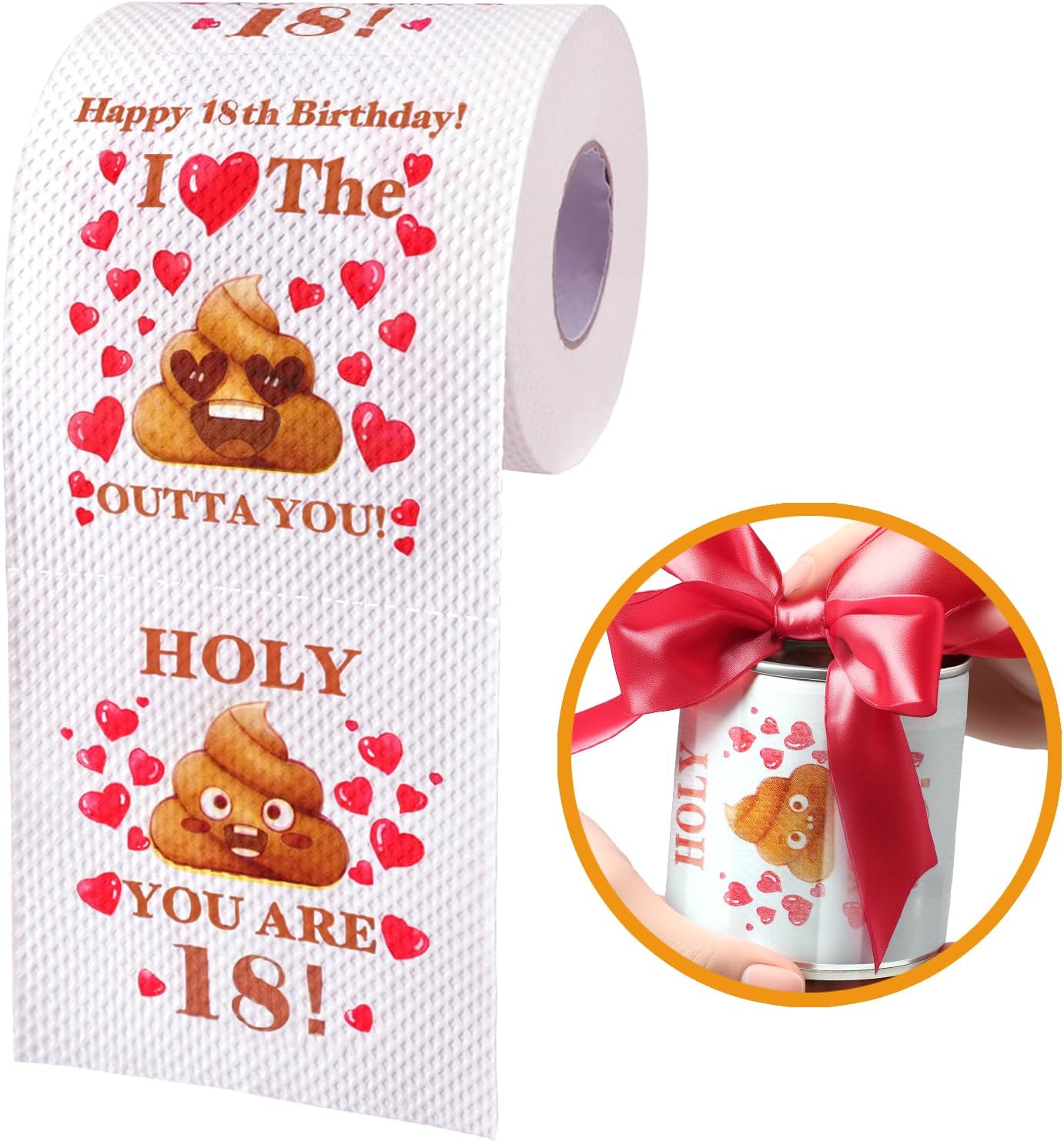 Cholemy 8 Rolls Independence Day Toilet Paper Patriotic