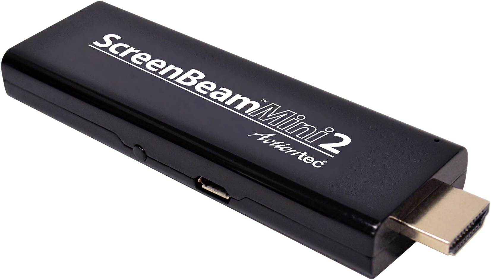ScreenBeam Mini2 Mobile Wireless Display Adapter with Miracast (SBWD60MBL01) - Mirror Phone Screen to HDTV, HDMI Connector, No Apps Required, Supports Select Microsoft & Android Devices