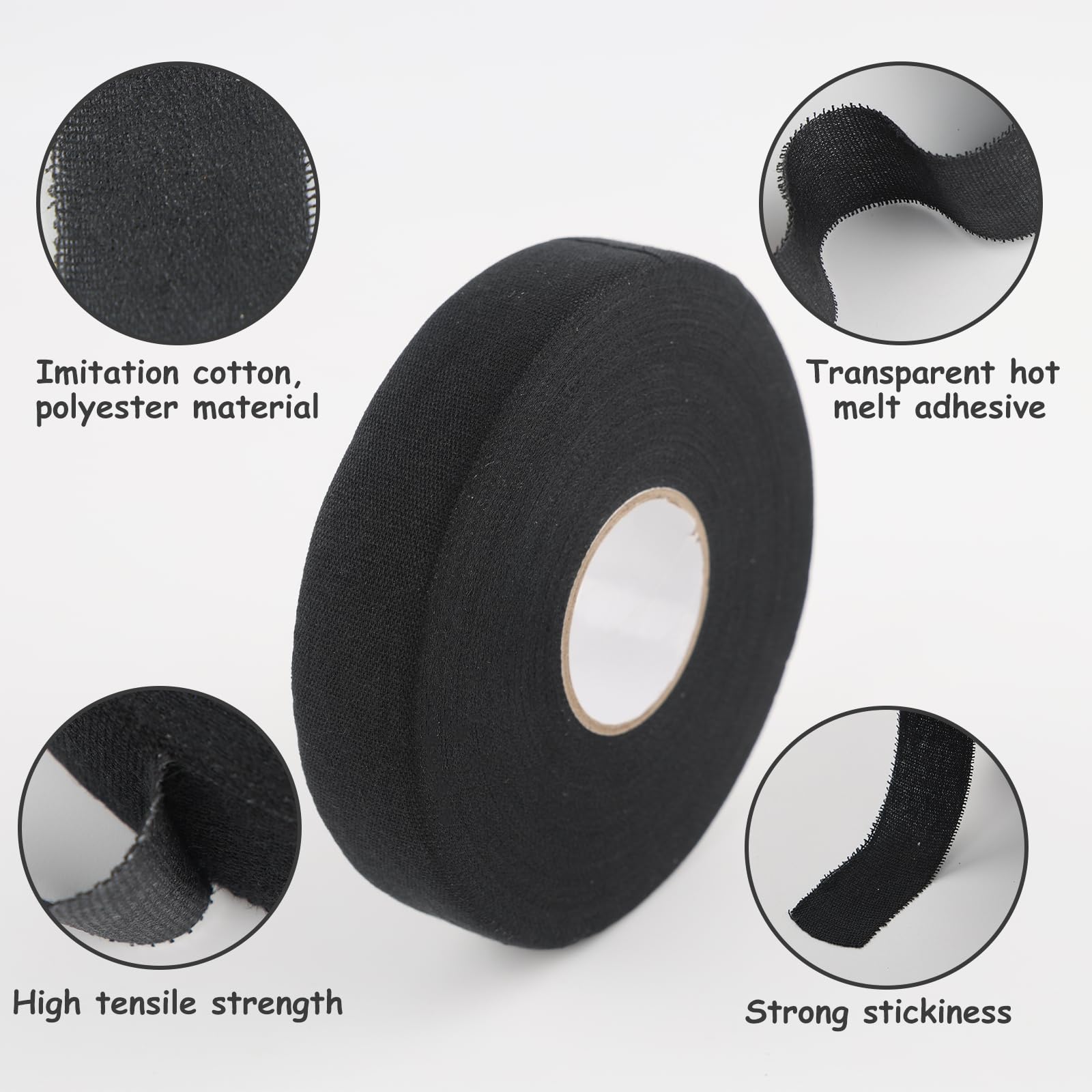 Lot De 2 Bandes De Mastic Adhésives Isolées Électriques D'Un Seul Côté