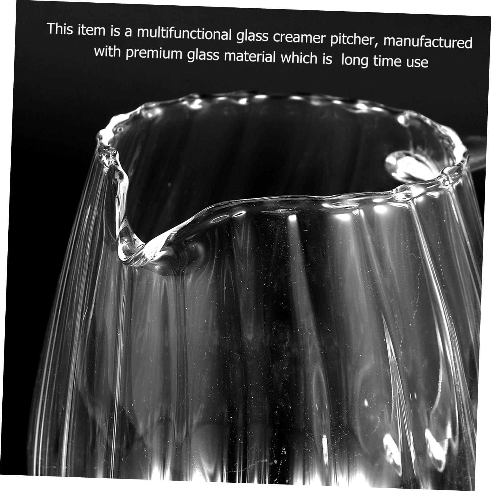 Alipis 5 Ensembles Pot À Crème En Verre Pot À Lait Fleuri Pot À Lait