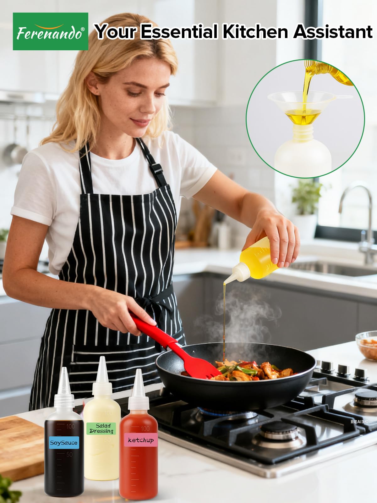 12 Pezzi Bottiglia Squeeze di Plastica, 100ml Riutilizzabili Squeeze Bottle, Bottiglie per Squeeze con Tappi, Vuote Condimento Dispenser per Ketchup, Senape, Olio d'oliva, Mayo