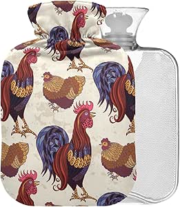 Horse Hot Water Bottle With Cover 1L Small Hot Water Bag