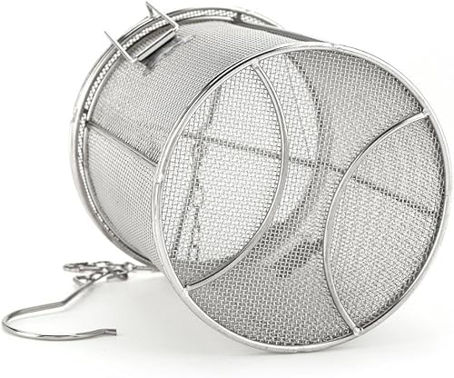 Miniatura 2 de Fdit Colador de condimentos de acero inoxidable, colador de té, condimentos de sopa, cesta de separación, herramientas de cocina, 4.72 x 5.12