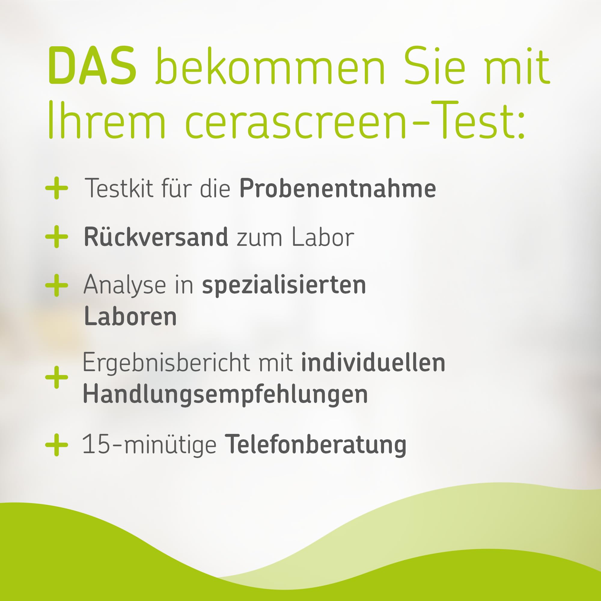 Lebensmittel-Reaktionstest von CERASCREEN – Allergien und Unverträglichkeiten von 42 verschiedenen Lebensmitteln testen | Weizen, Milch, Nuss | Professionelles Labor I Detaillierter Ergebnisbericht