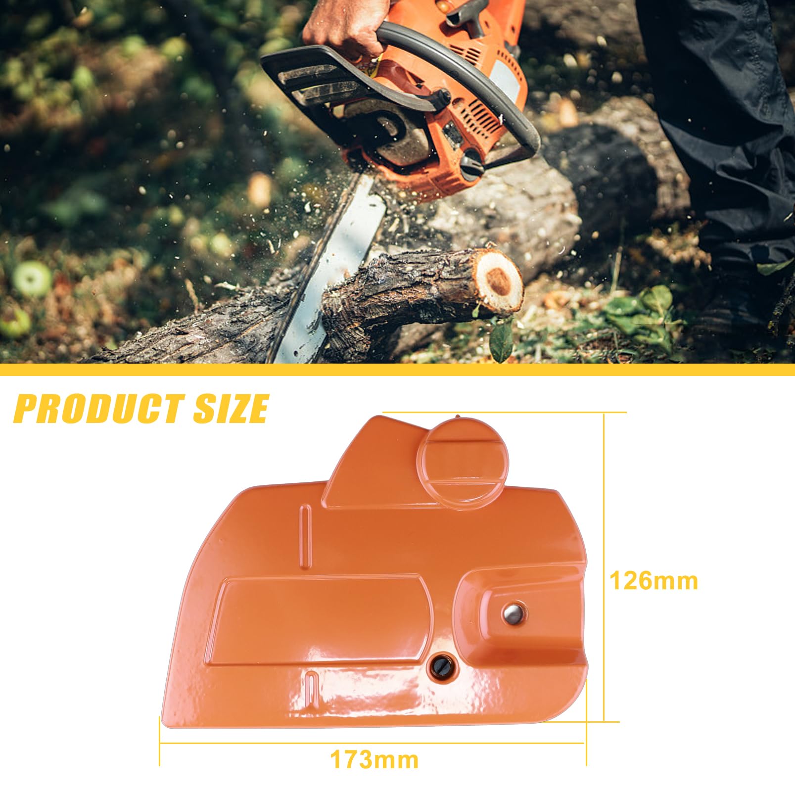 Kupplungs-Seitenritzelabdeckung Mit Kettenbremse Für Husqvarna 445, 450 – Ersatzteil 544097902