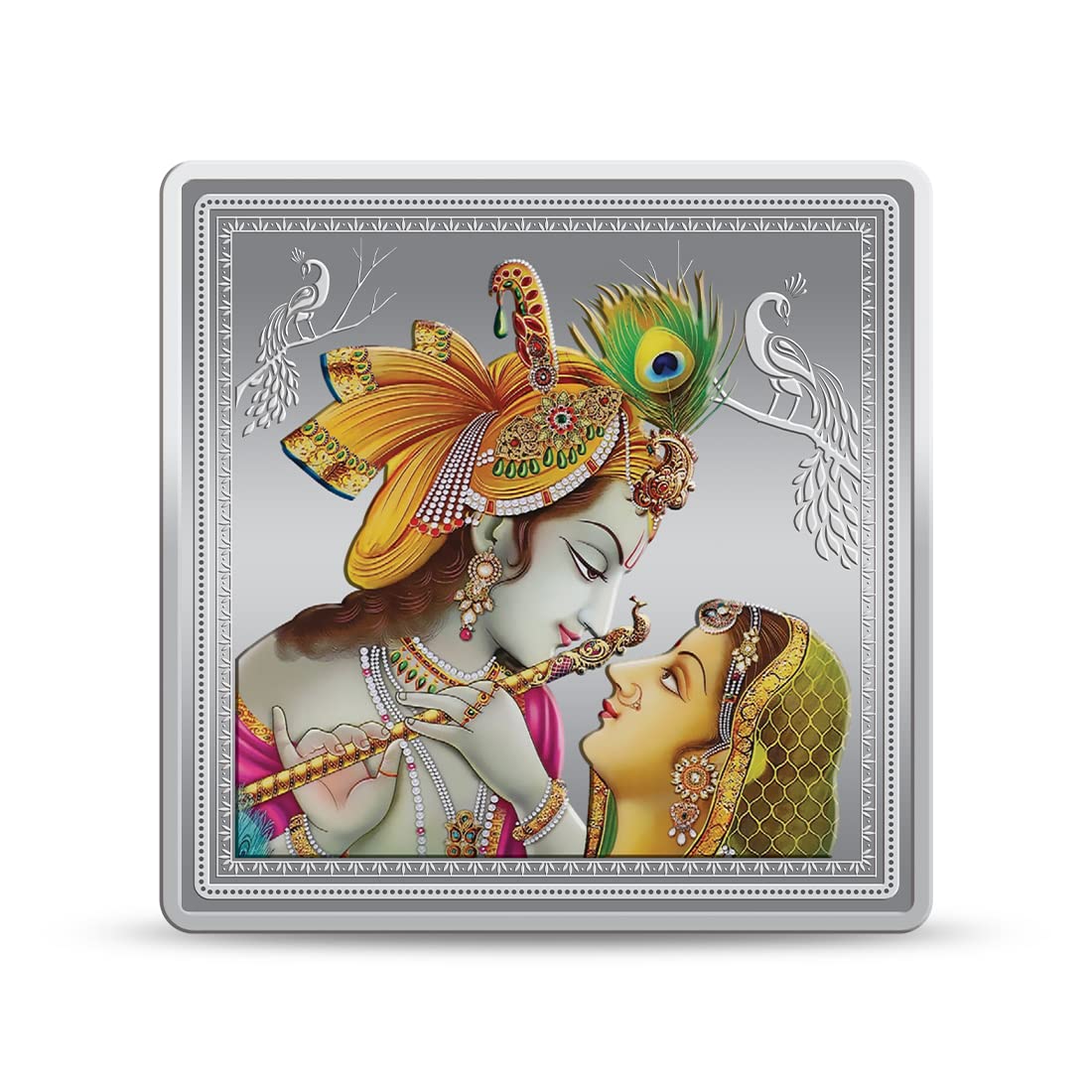 Kundan 50 gm (999.9) Radha Krishna Silver Colour Bar Acrylic Edition (B0BWYMNK3P) Amazon Price History, Amazon Price Tracker
