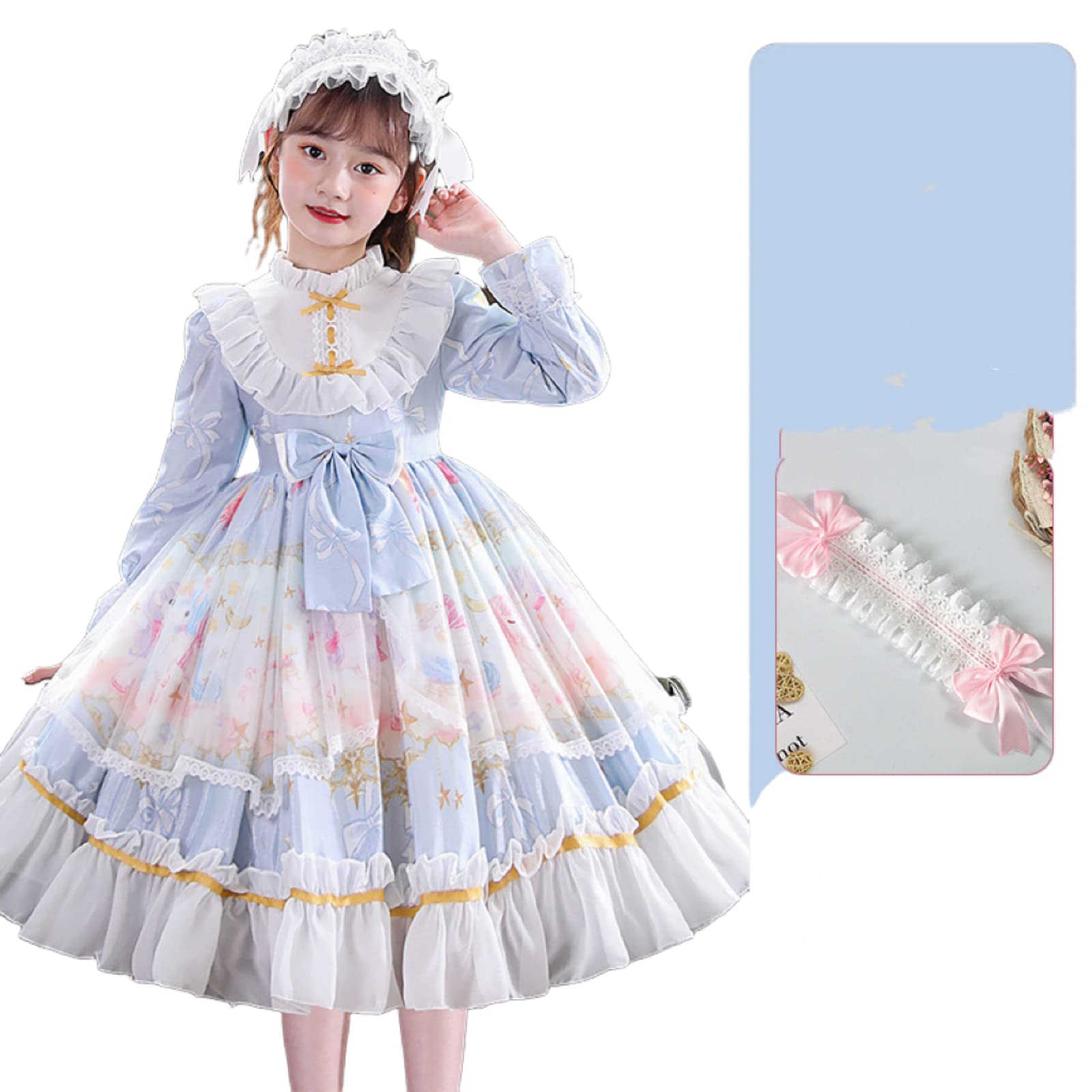 ロリータスタイル プリンセスドレス 　L44＃ ファンタジープリンセスロリータドレス – Belchic