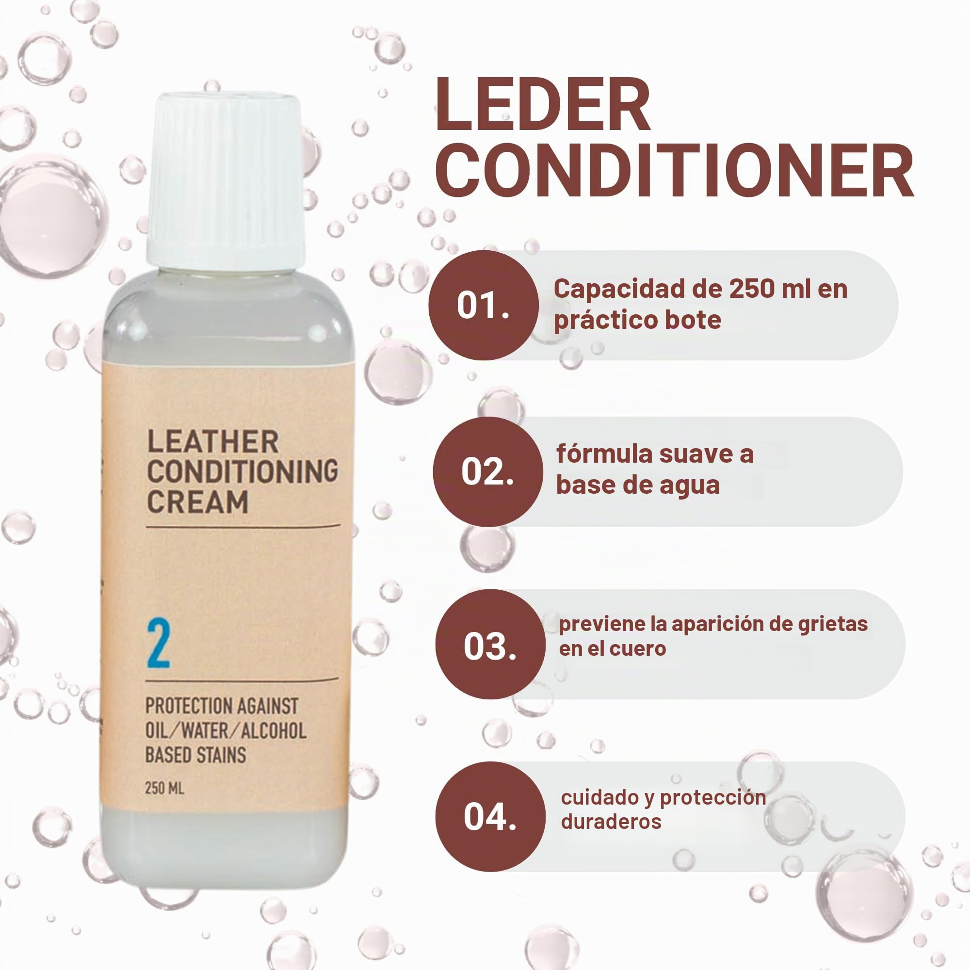 Leather Master/Uniters Leather Care Midi Kit para el Cuidado del Cuero