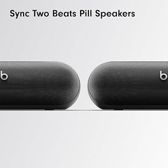 Beats Pill - Wireless Bluetooth Speaker with 20W Power Adapter - Matte Black