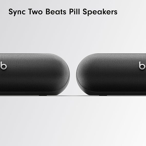 Beats Pill - Wireless Bluetooth Speaker with 20W Power Adapter - Matte Black
