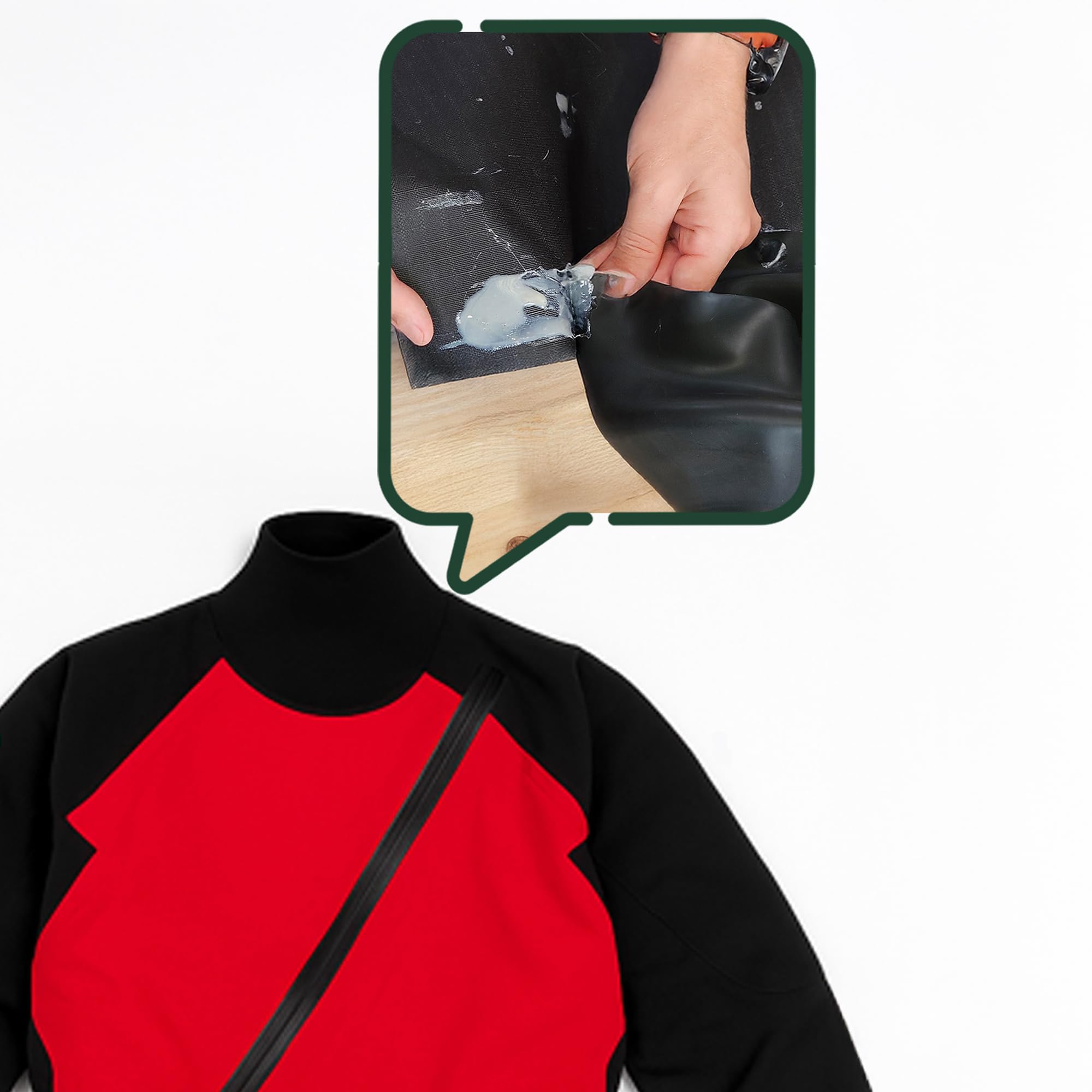Stormsure Latex-Nackendichtung Austauschset - Neopren-Kontaktkleber Stormoprene (90g) mit Ersatzdichtung