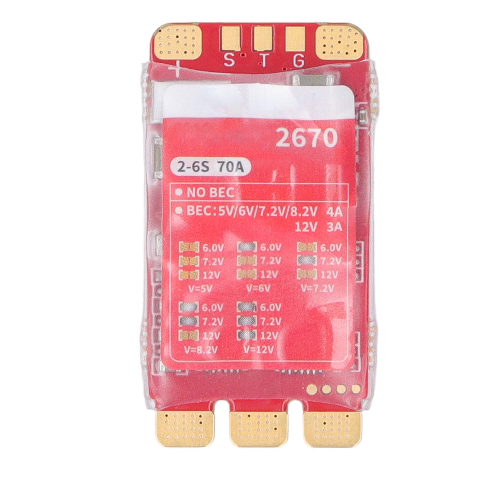 FTVOGUE Elektryczny Regulator Prędkości PCB Bezszczotkowy ESC 70A 2 do 6S Lipo AM32 Oprogramowanie Sprzętowe 128KHz PWM Regulowany BEC do Wyścigów Dronów FPV Sterowanie Silnikiem Wielowirnikowym