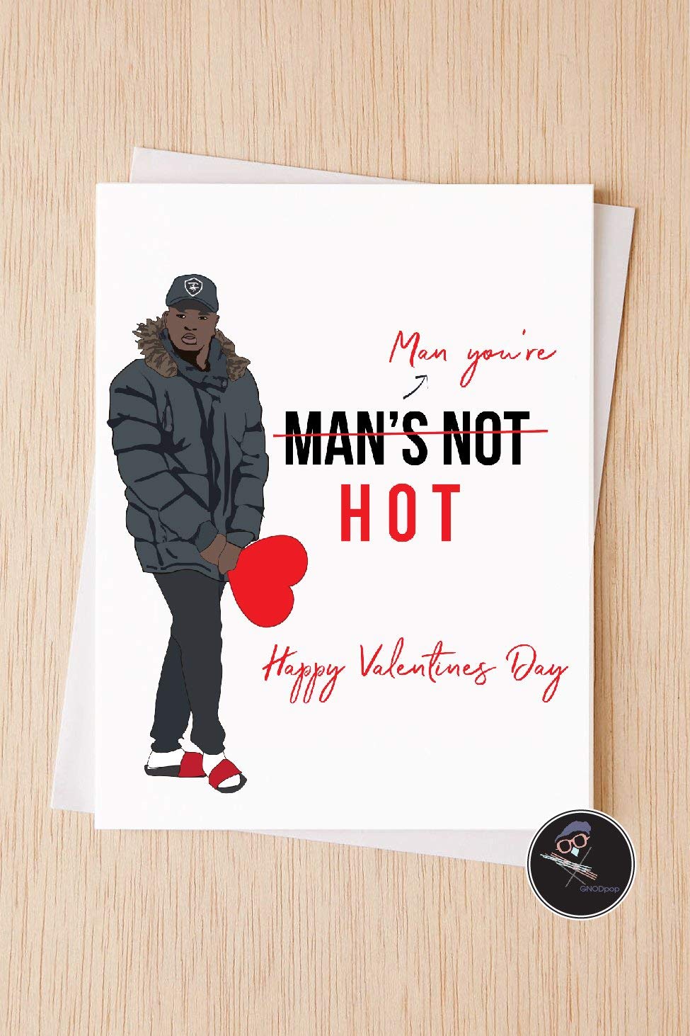 Happy Valentines Day Card Funny Amazon.com: Mans Not Hot, Funny Valentines Day Card, Big Shaq, Valentines  Day Card For Boyfriend, For Girlfriend, V-Day Card Friend : Handmade  Products