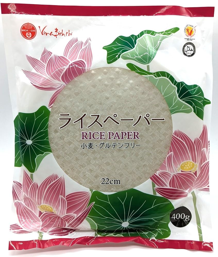 Amazon.co.jp: 400g 1袋 ライスペーパー 22cm / 約45枚入 本場ベトナム