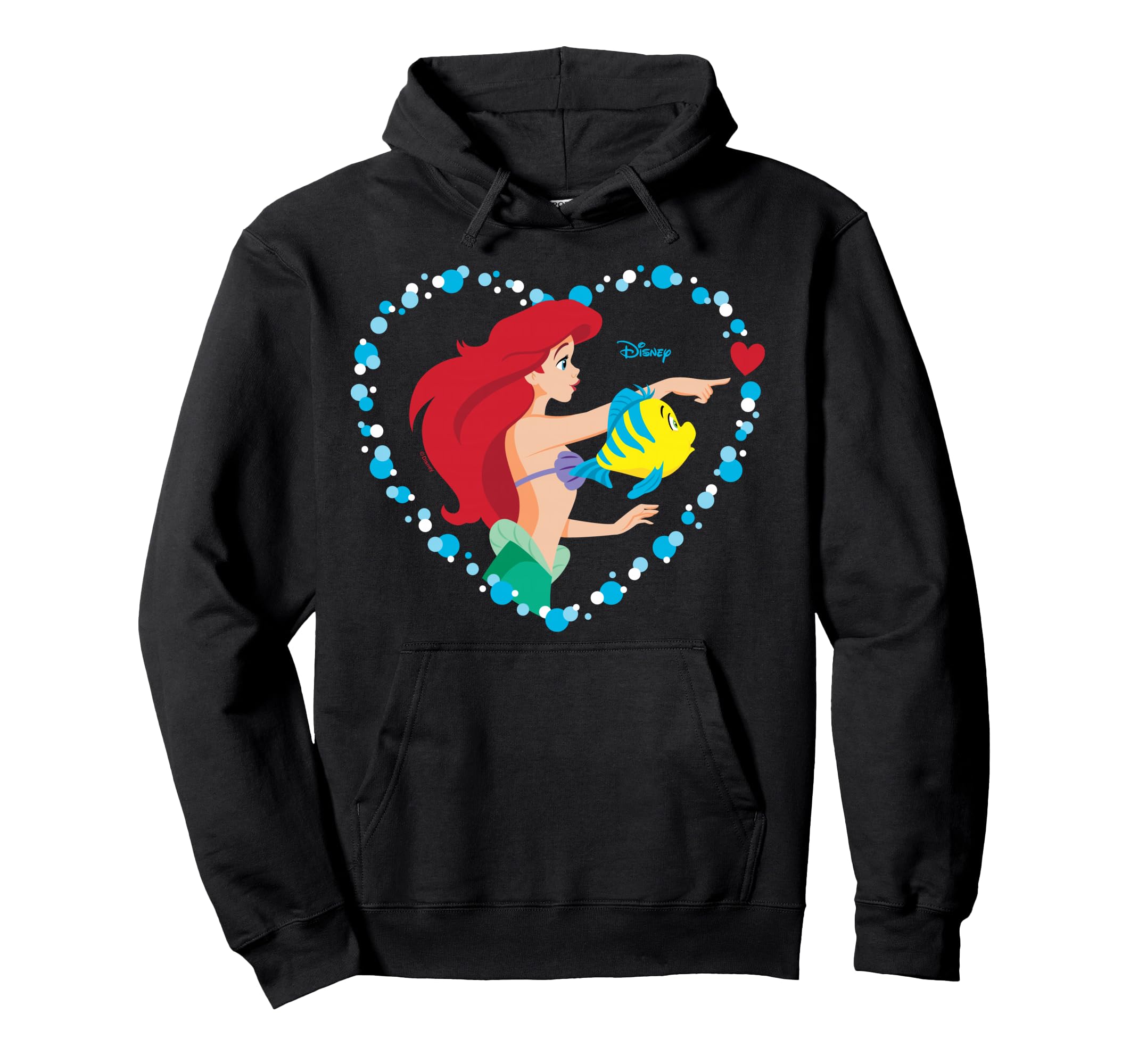 Sweat à Capuche Ariel Disney Princess Pullover Hoodie Rose Saint Valentin